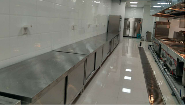 學校廚房設(shè)備現(xiàn)場圖