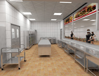 食堂廚房廚具廠家告訴你需商用廚房設(shè)計注意細節(jié)